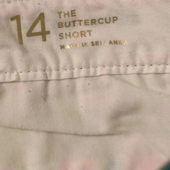 Lily Pulitzer The Buttercup Shorts With Scalloped Edge Size 14 - Picture 11 of 11